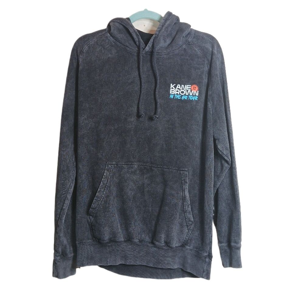 Kane Brown Concert Hoodie Unisex M Gray In The Air Tour 2024 Merch Vtg Look